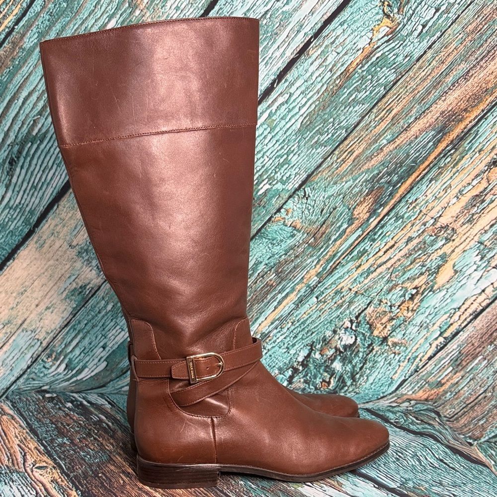 Cole Haan Chestnut Over the Knee Boots